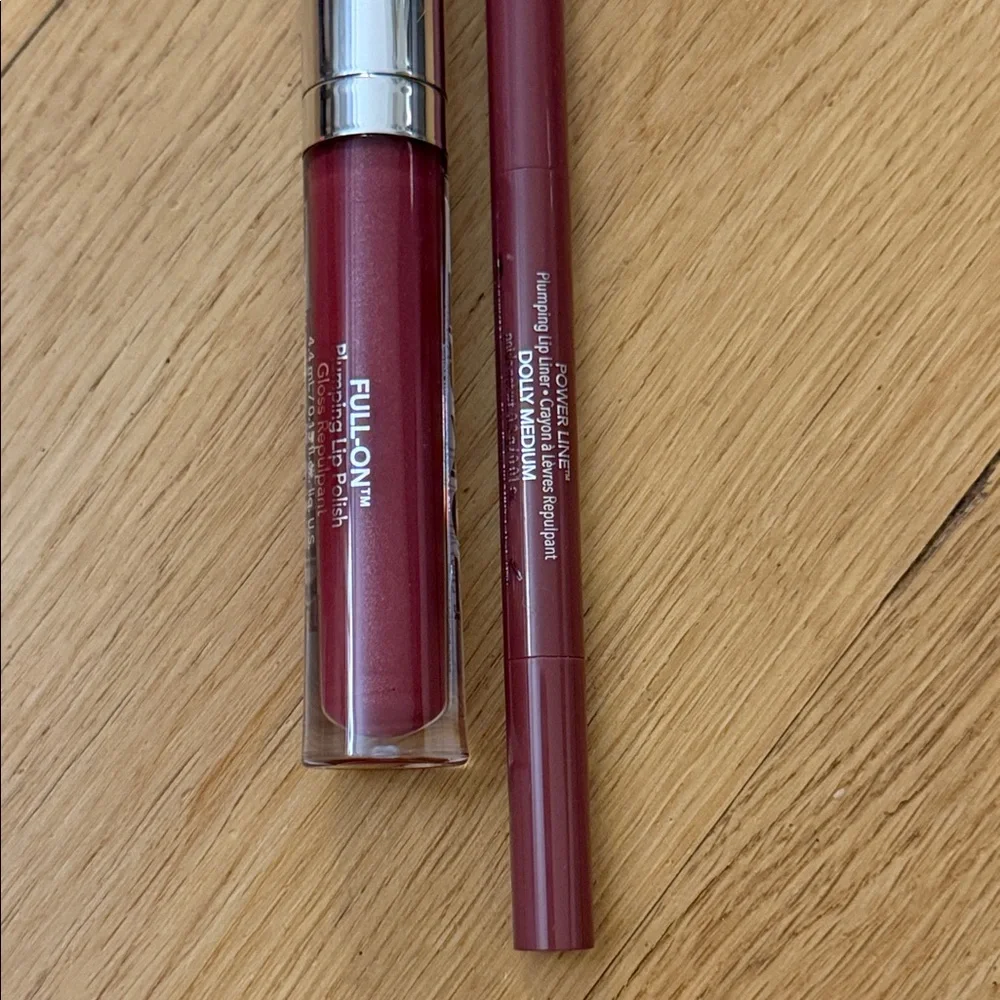 NEW Buxom Full On Plumping Lip Polish and Liner in Dolly Medium